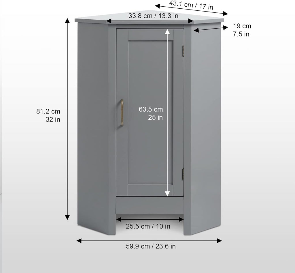 Grey Corner Cabinets Q667648