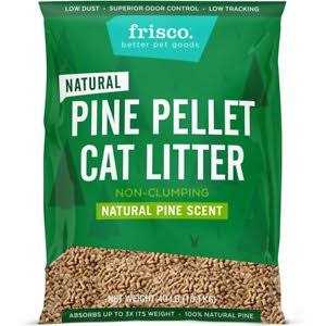 Pine Pellet Unscented Non-Clumping Wood Cat Litter E402