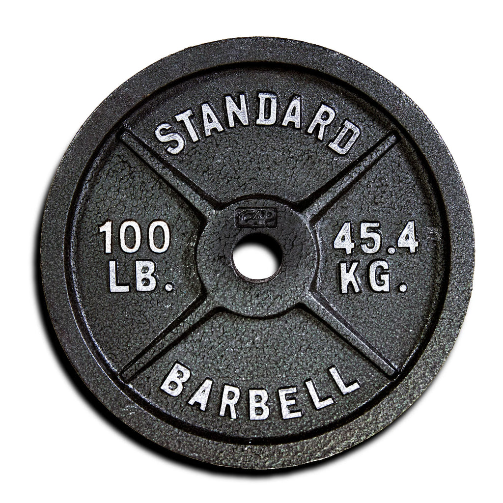 100lb Olympic Cast Iron Weight Plate W524225