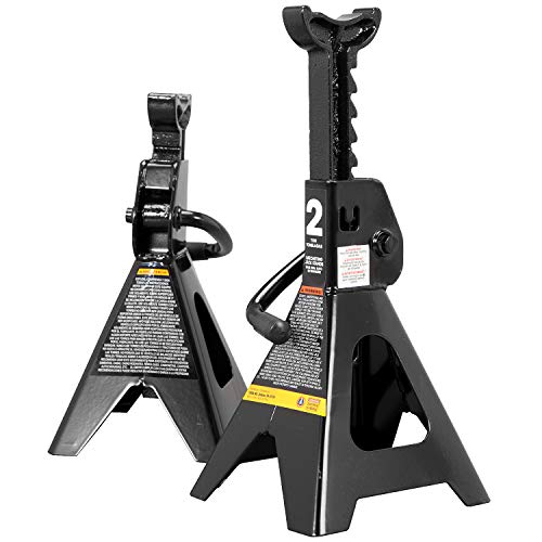 2 Ton Hydraulic Floor Jack Combo with 2 Jack Stands, Black O768145