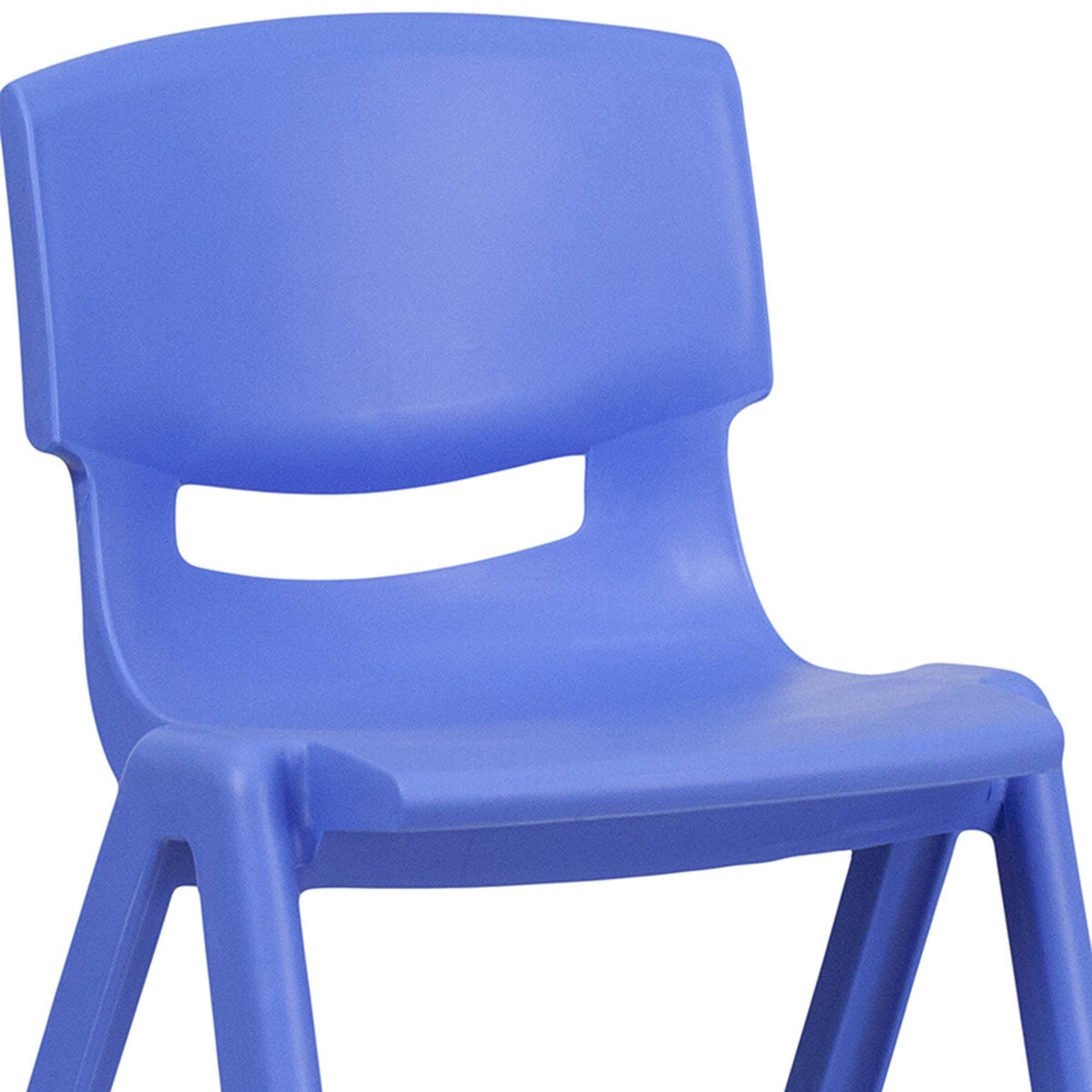 Blue Plastic Stackable School Chair, 4 Pack N453519