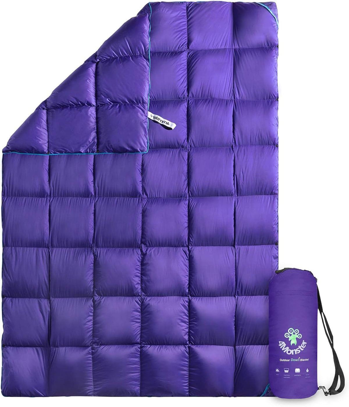 650 Fill Compact Waterproof Down Camping Blanket U190084