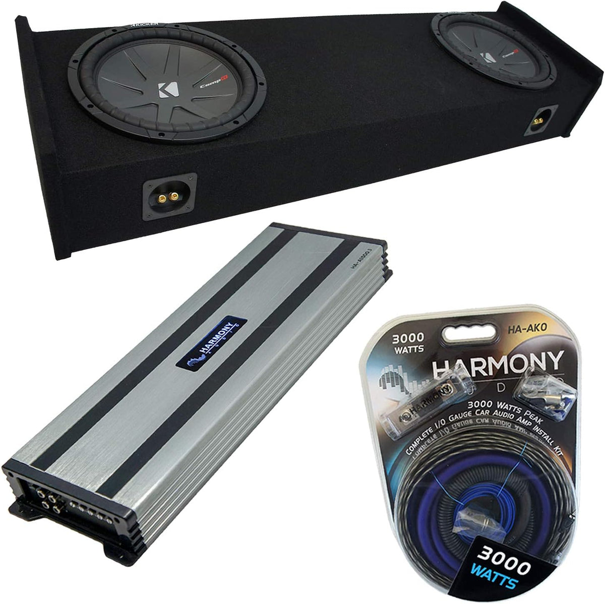 10 Custom Sub Box Enclosure with Amplifier E76558