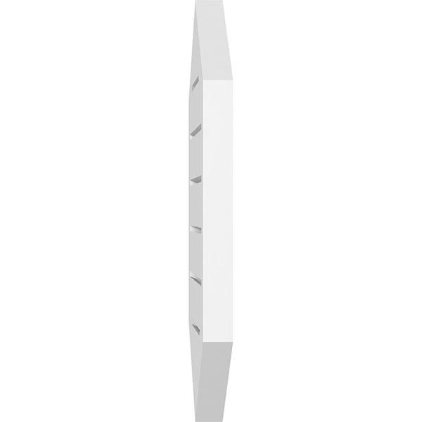 Vertical Peaked Surface Mount PVC Gable Vent M354775