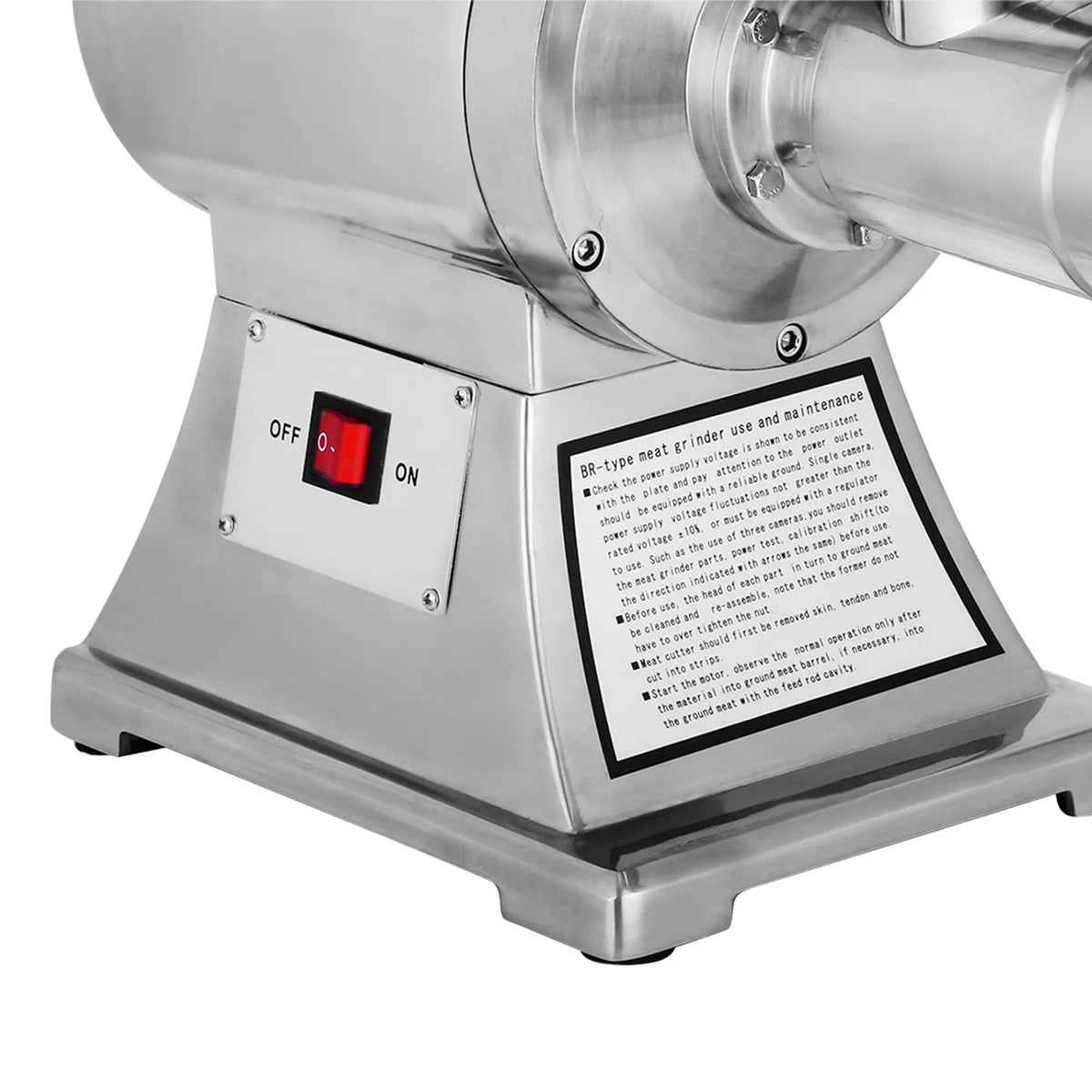 Commercial Electric Stainless Steel Meat Grinder 250 kg p/h 110V E9145