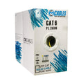 Cat6 Plenum 1000ft 23 AWG Bulk Ethernet Cable Black Yellow P482932