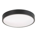 12 inch 44W 2 LED Flush Mount Black B5744