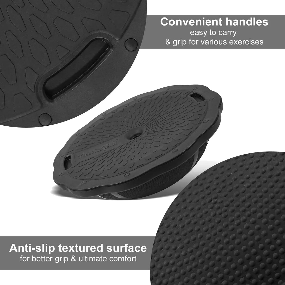 Half Ball Balance Trainer Black Matte H19847