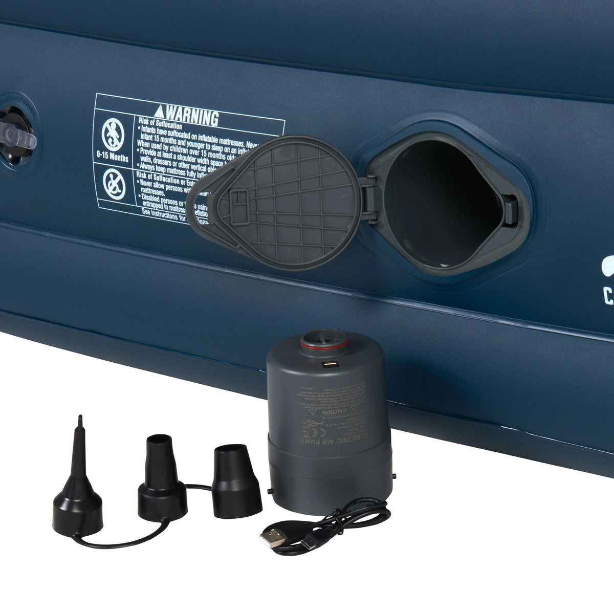 Twin Airbed Mattress with Built-In Removable Pump C25542