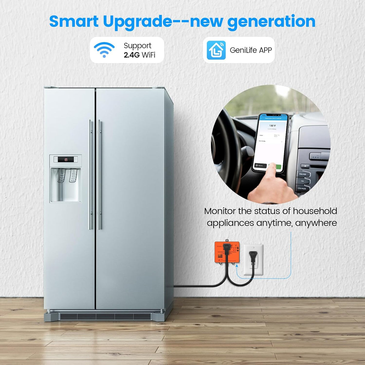 Smart Power Failure Alarm with Surge Protector X474027