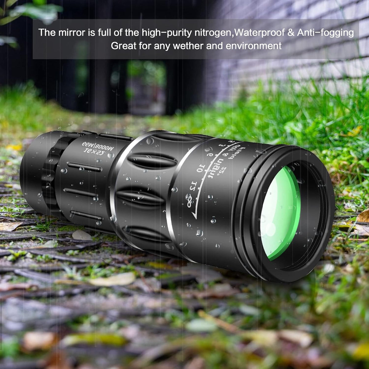 16×52 Waterproof Anti-Fog Monocular with Tripod T280565
