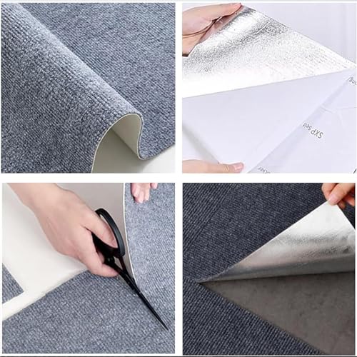 White Self-Adhesive Cat Scratching Mat, 23.62 * 39.37 in I7901
