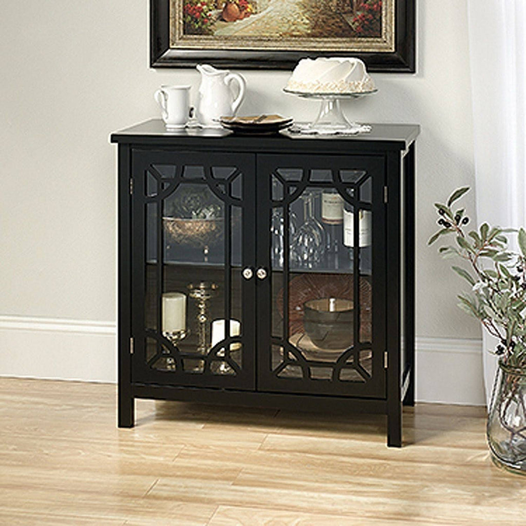 Black Accent Curio Cabinet P851