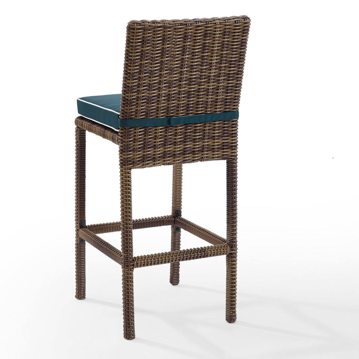 Wicker Patio Bar Stool Set of 2 V136469