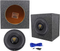 10" 3200 Watt Car Audio Subwoofer with Sealed Sub Box Enclosure U630