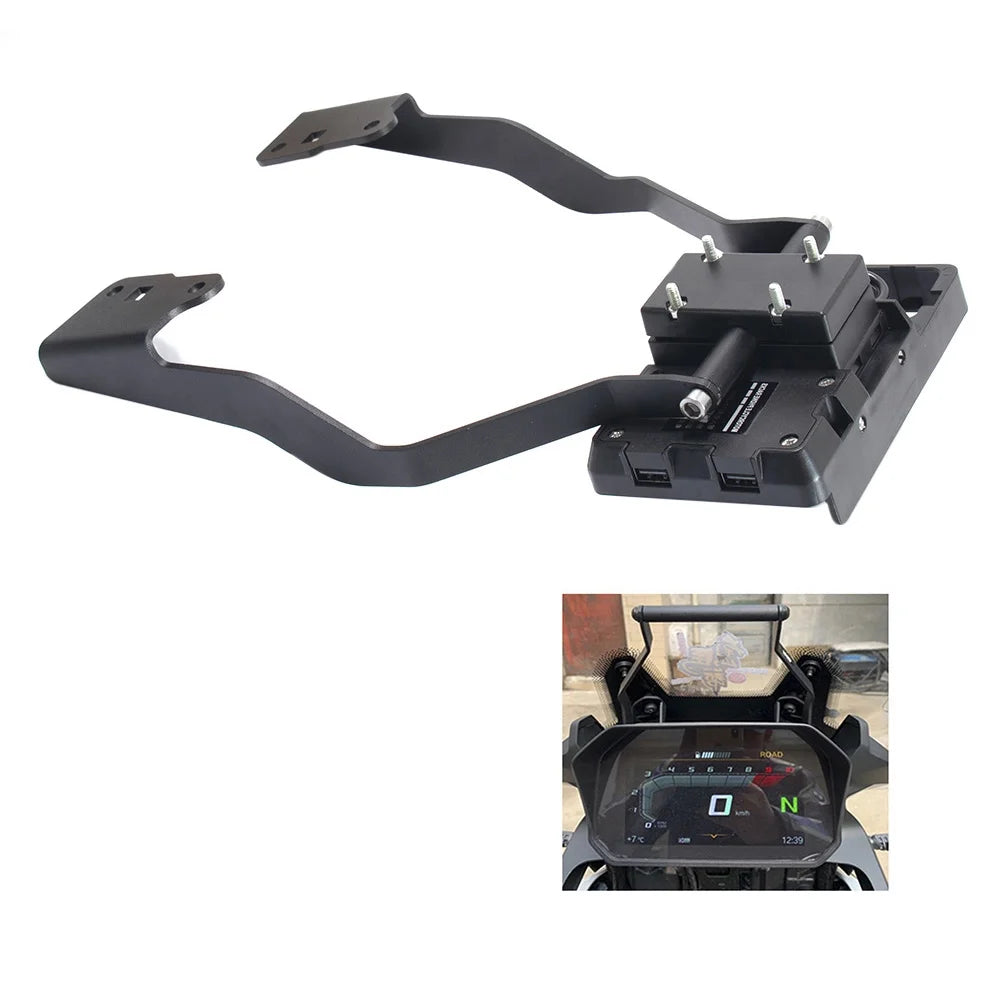 Motorcycle Navigation Bracket Mobile Phone Holder Charging Bracket W449271