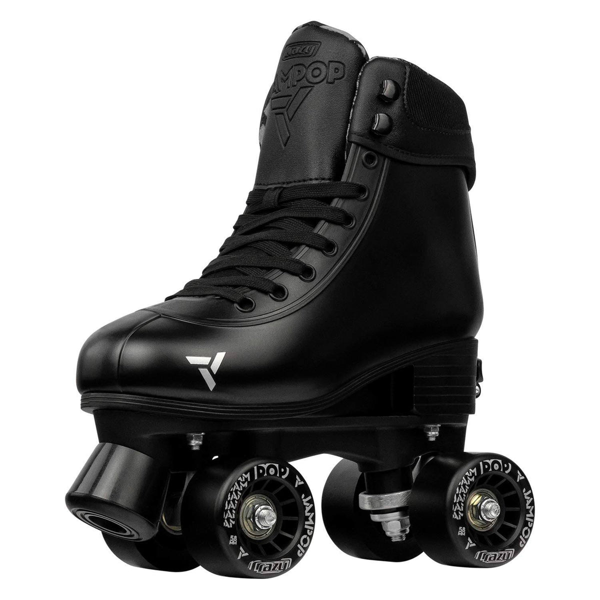 Adjustable Roller Skates Black Size 12 M714552