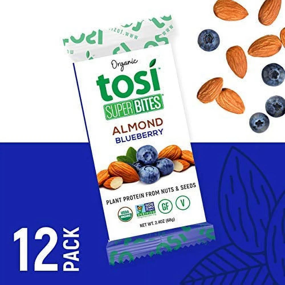 Gluten-Free Almond Blueberry Snack Bars 12 Bars X8016