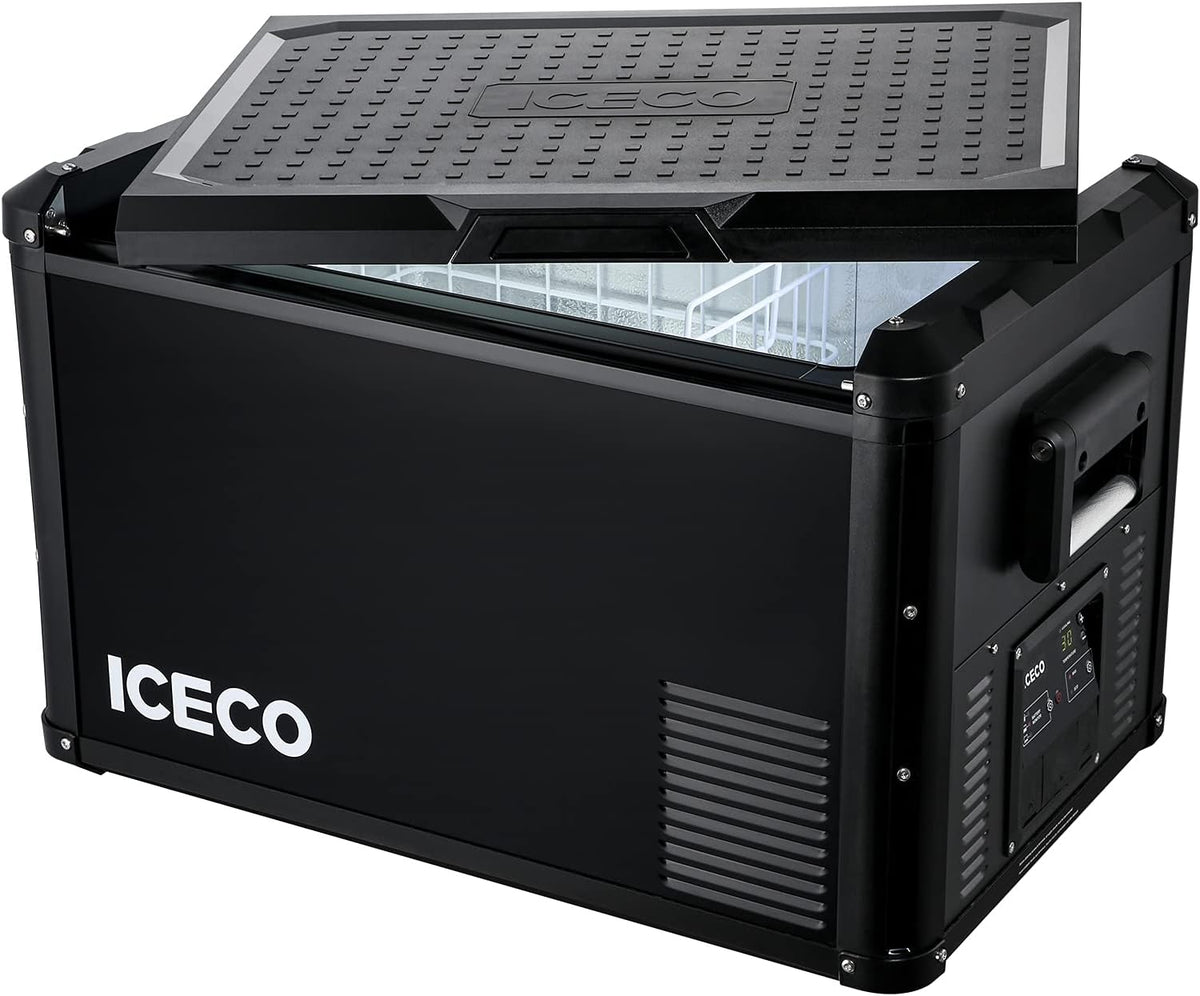 Portable Refrigerator, 12/24V, AC 110-240V, 0℉ to 50℉ O461568