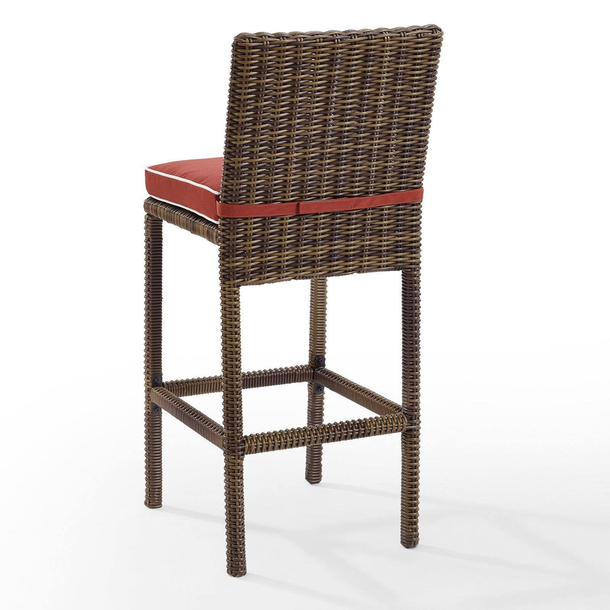 Wicker Patio Bar Stool Set of 2 V136469