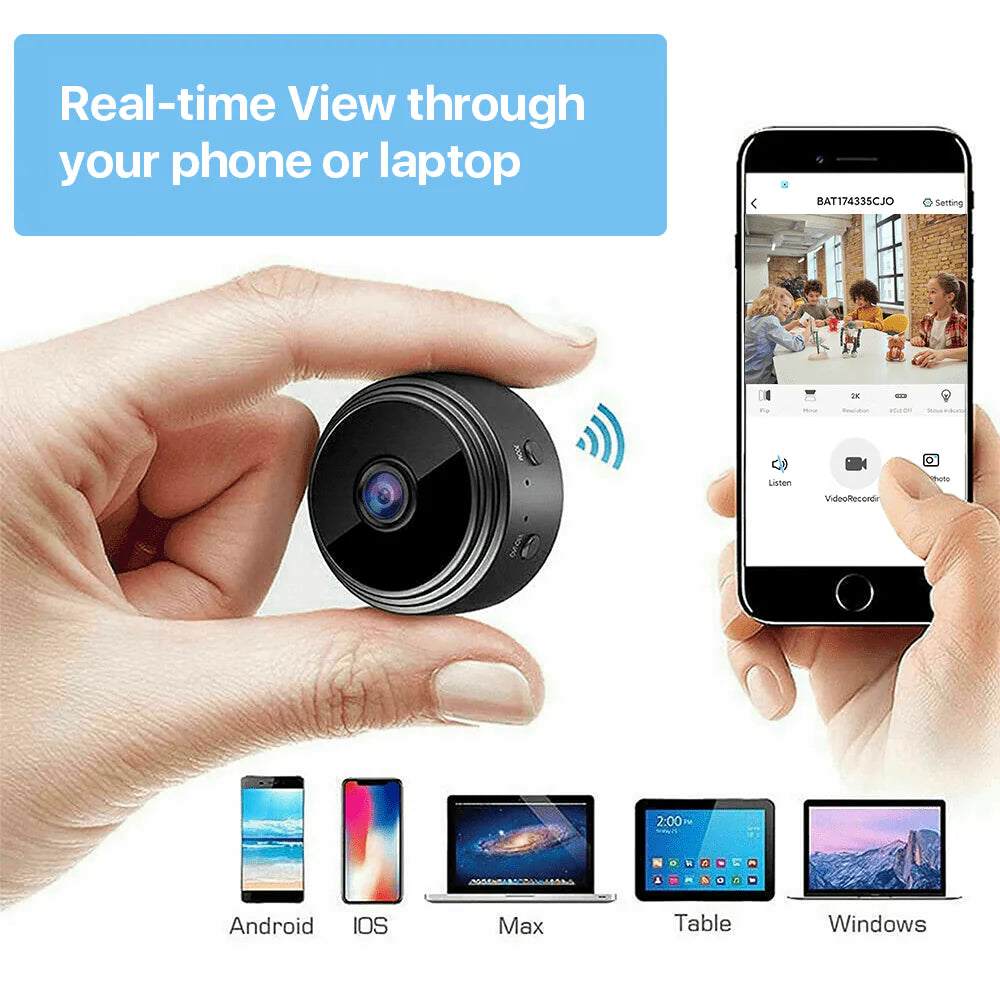 Wireless Wifi Night Vision 1080P HD Mini Indoor Camera A863865