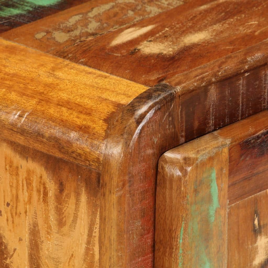 Solid Reclaimed Wood Bedside Cabinet 19.7x11.8x19.7 D92945