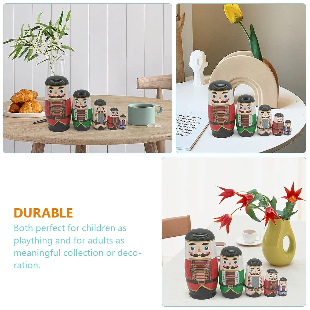 Nutcracker Wooden Stacking Dolls U36076