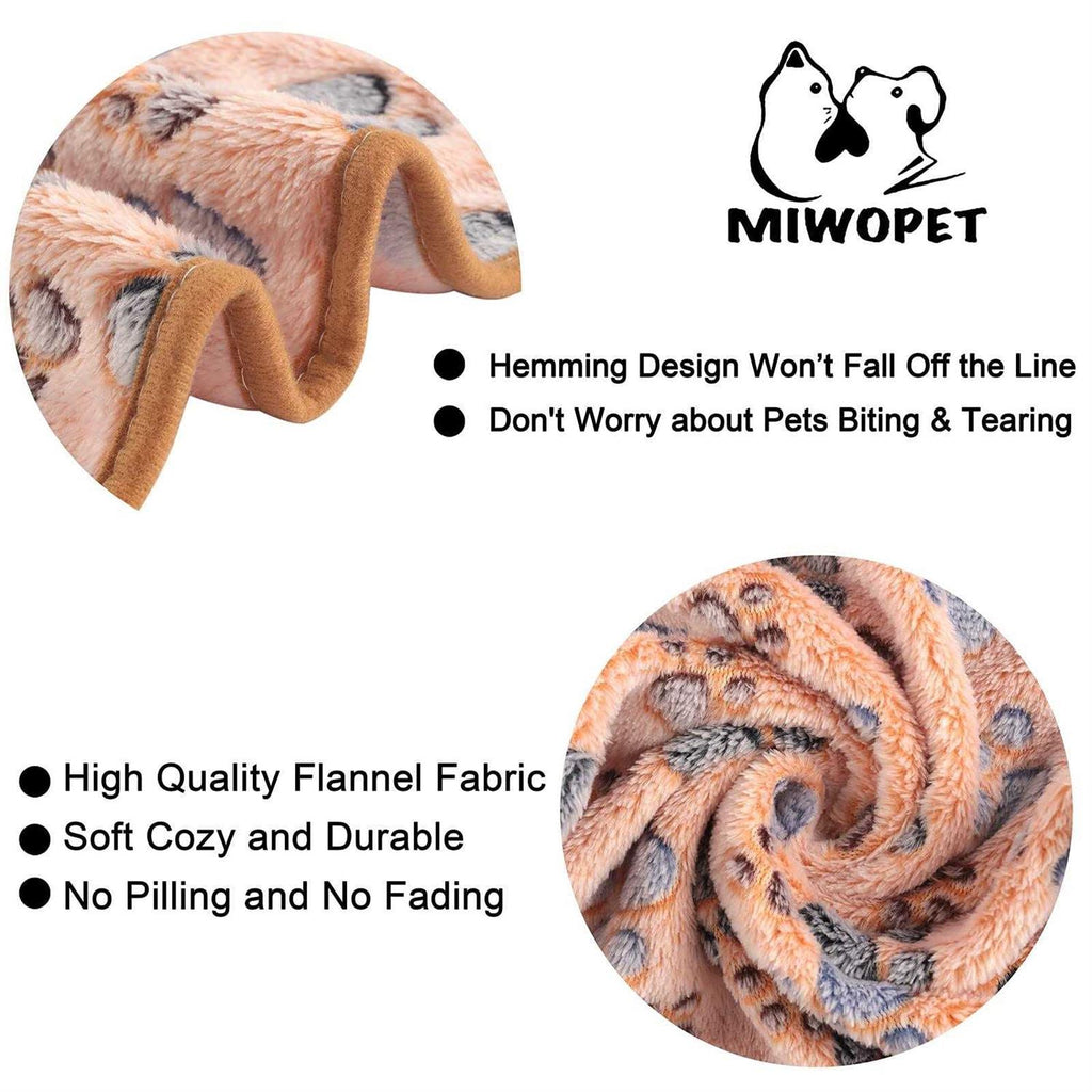 3 Pack Soft Warm Fleece Flannel Pet Blanket N27194