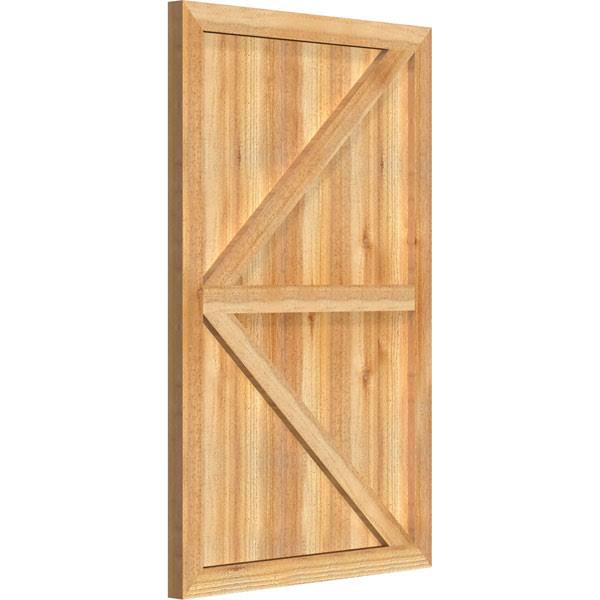 Rough Sawn Western Red Cedar Framed Board-n-Batten Shutters C256114