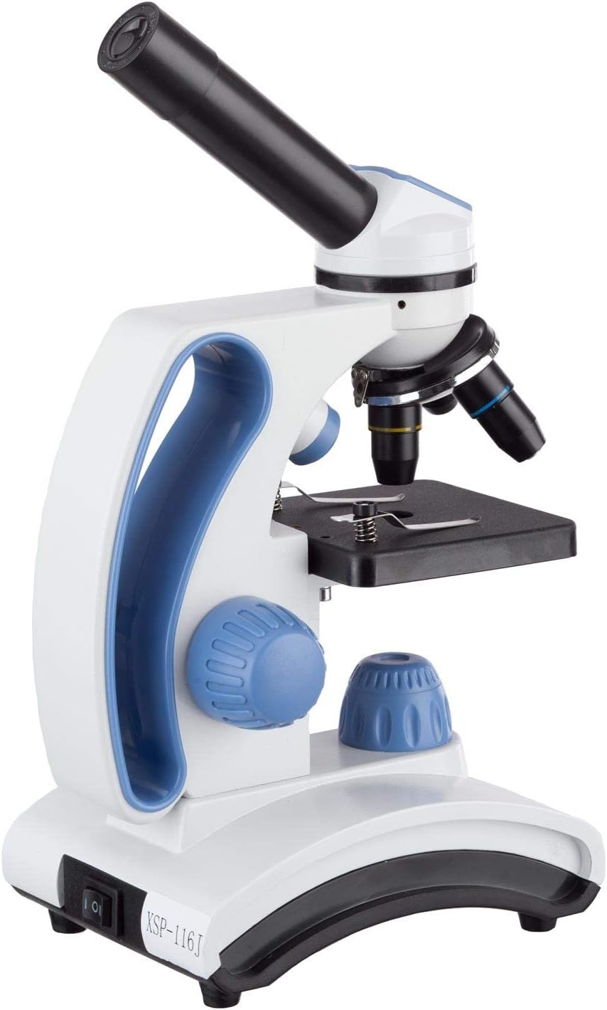 40X-1000X Monocular Compound Microscope with Slide Preparation Kit Z4056