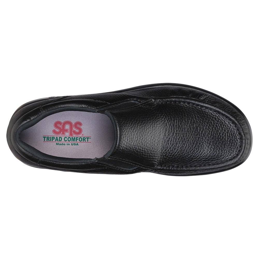 Black Side Gore Wide Shoes P9454