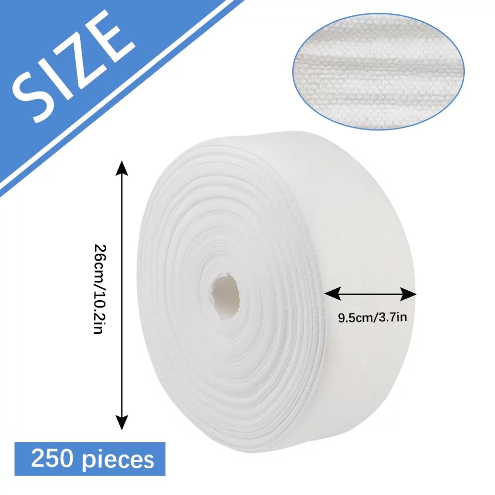 Disposable Cotton Face Towel 250 Count X1977