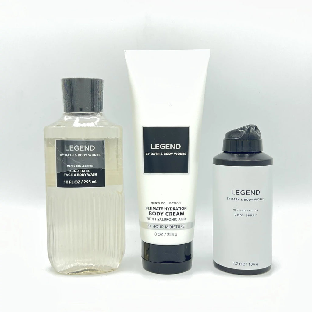 10oz Body Wash, 8oz Body Cream & 3.7oz Body Spray 3-Piece Bundle T1634