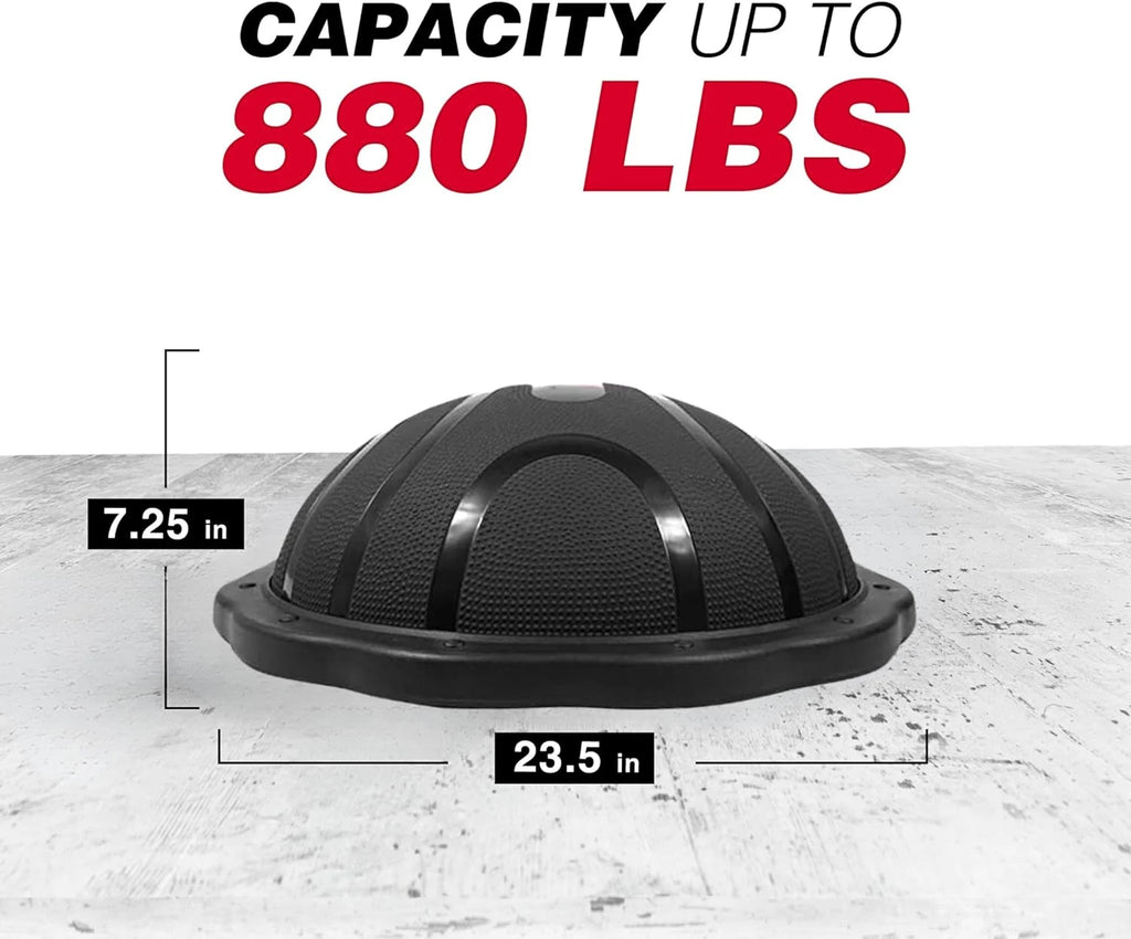 Half Ball Balance Trainer Black Matte H19847