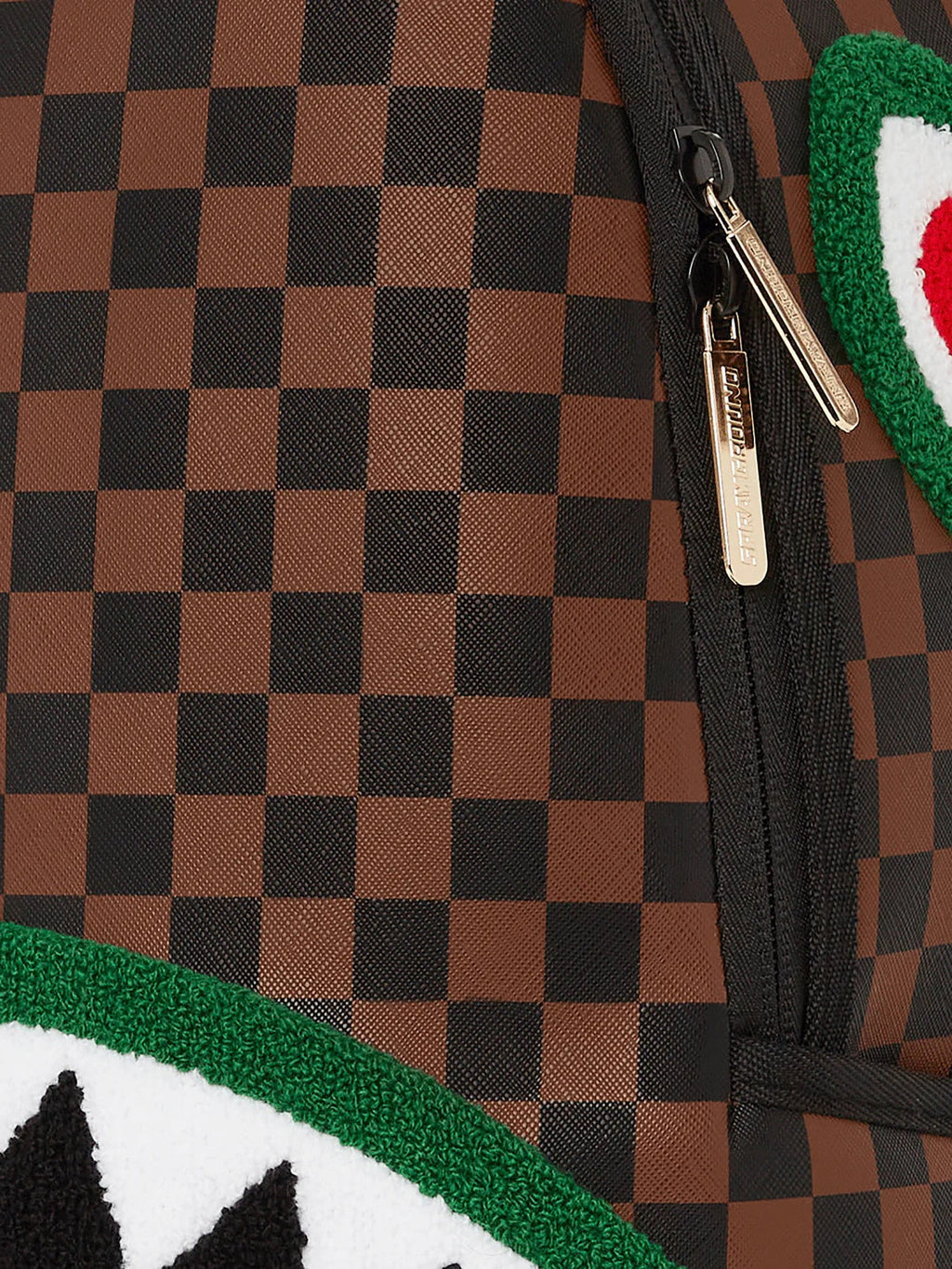 Brown Chenille Backpack N894