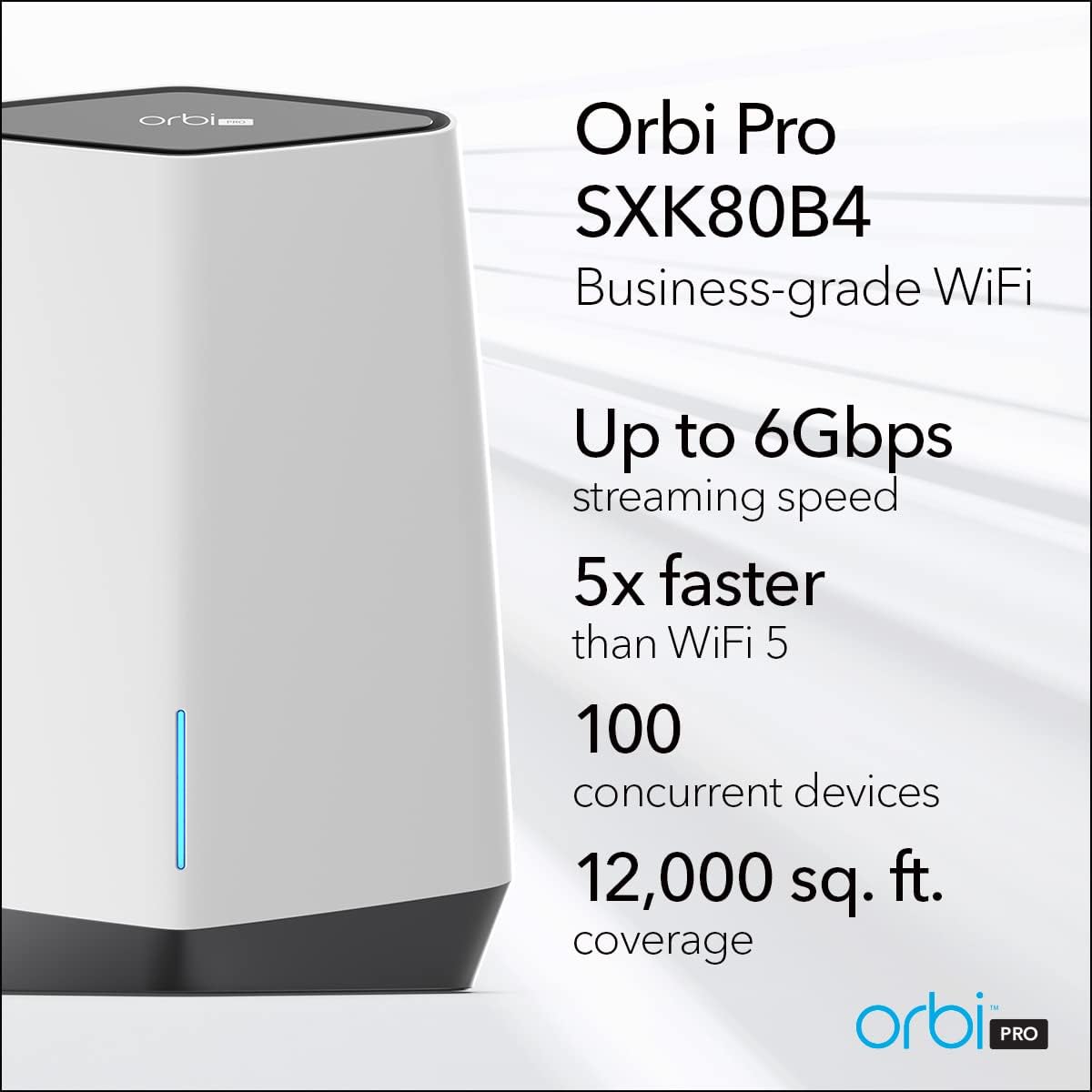 WiFi 6 Tri-band Mesh System Router with 1 Satellite Extender, AX6000, Pack of 2 S8166