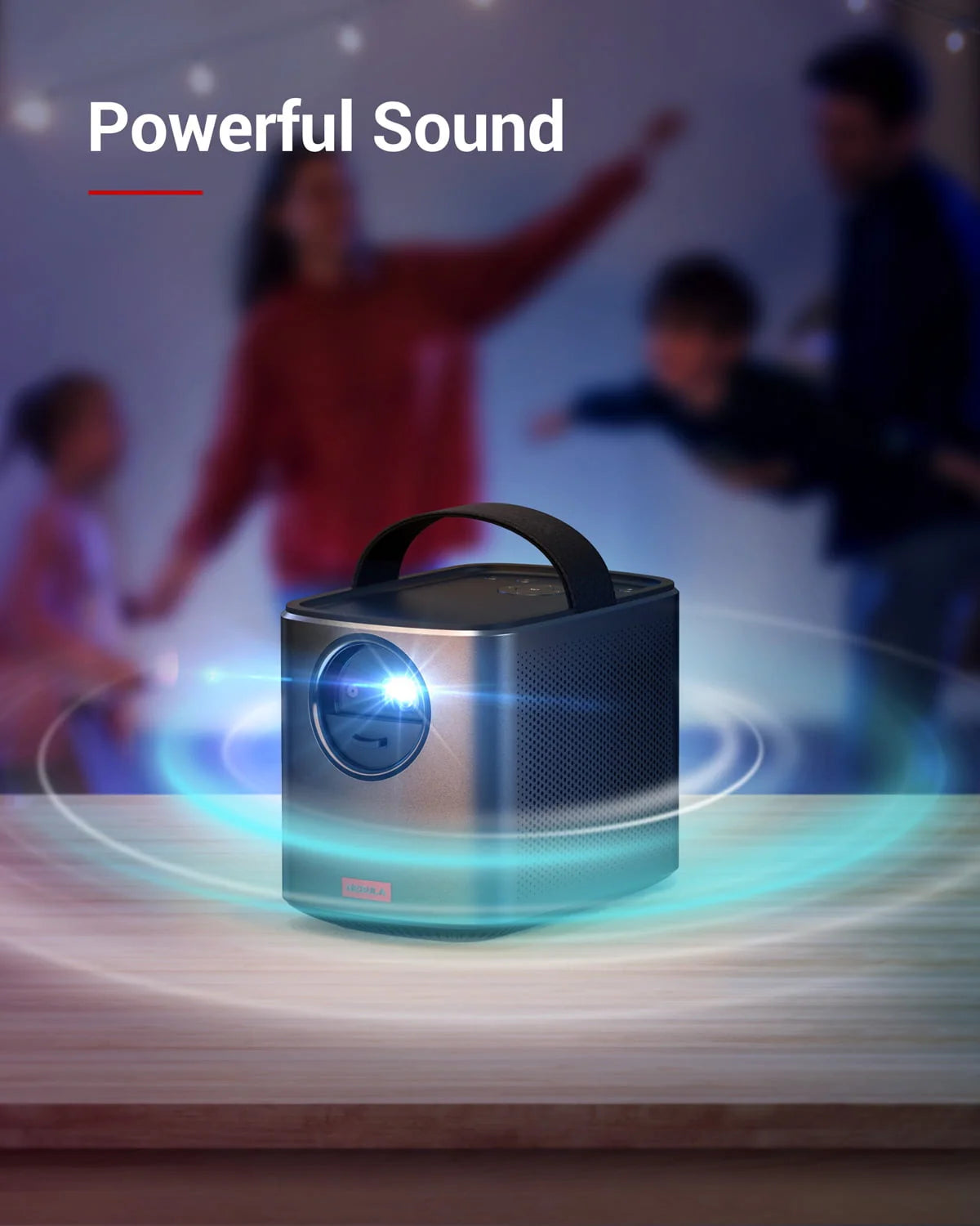 Portable Video Projector Wi-Fi 720P 500 ANSI Lumen E581