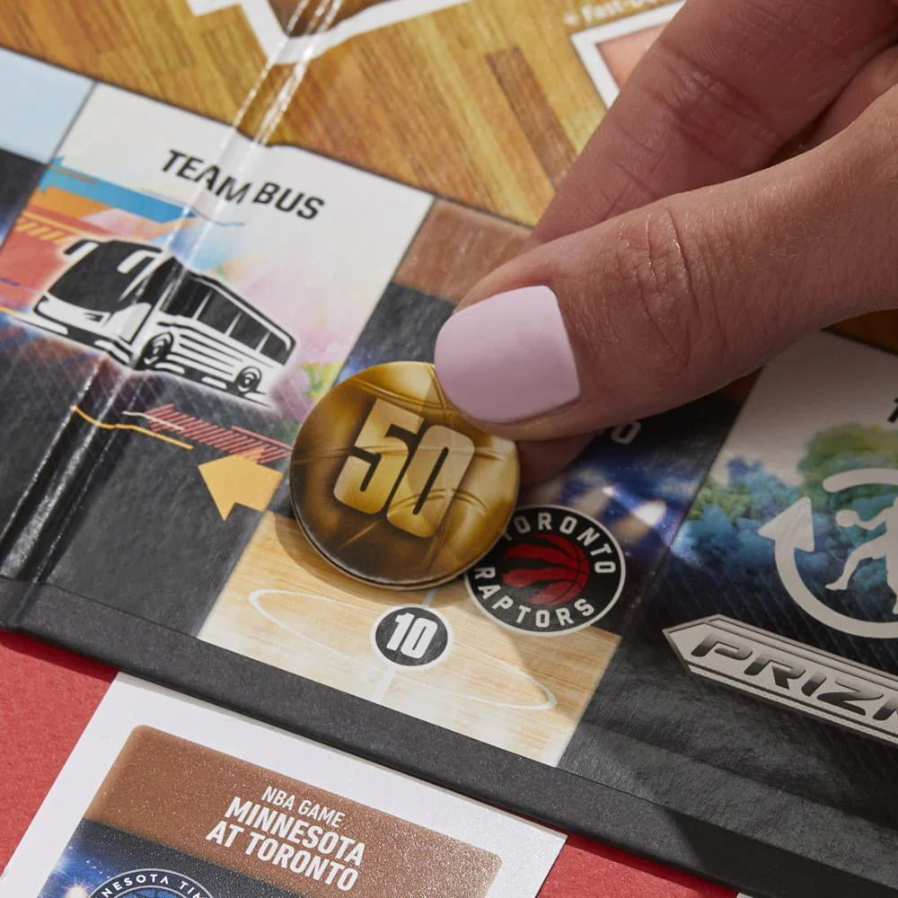Monopoly Prizm NBA Edition Board Game with Trading Cards O91313