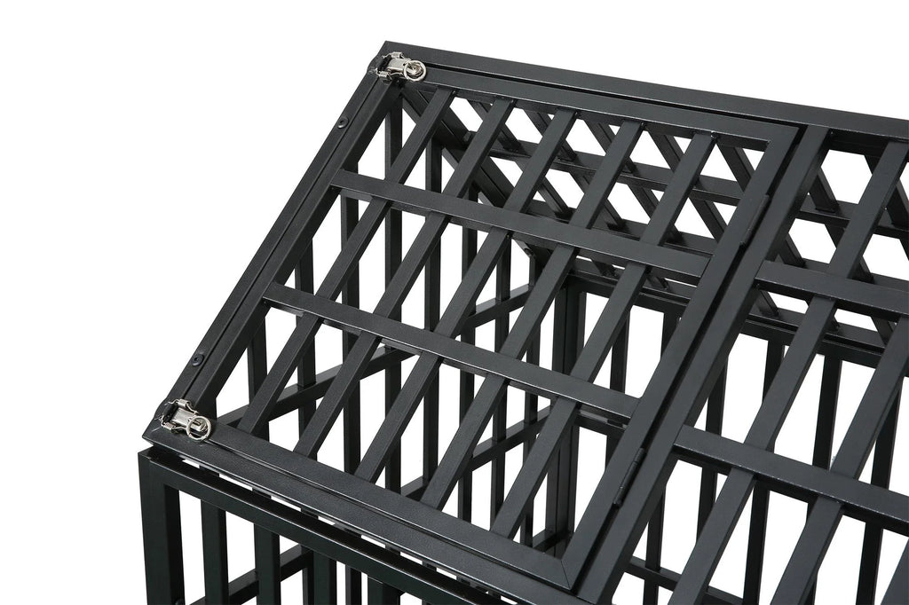 Heavy Duty Dog Cage Crate with Roof W46020