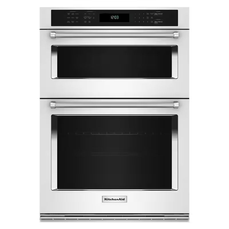 Electric Wall Oven and Microwave Combo in White E5524