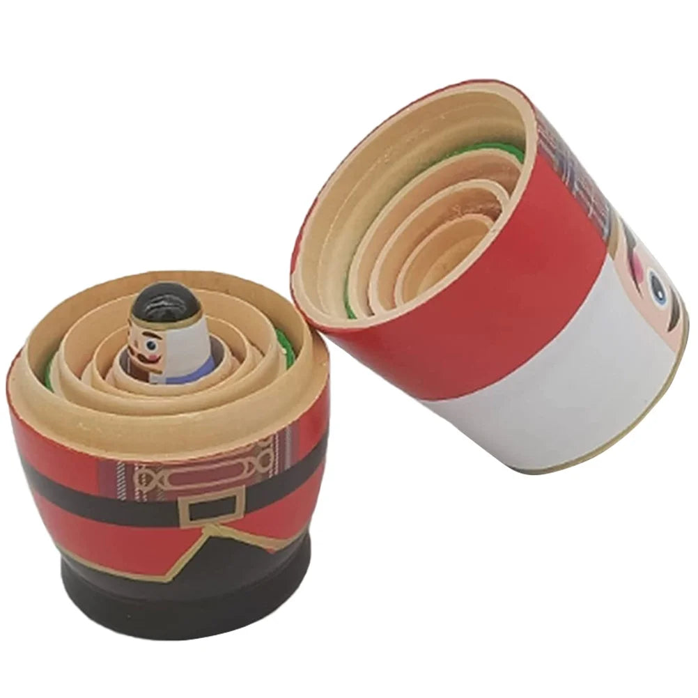 Nutcracker Wooden Stacking Dolls U36076