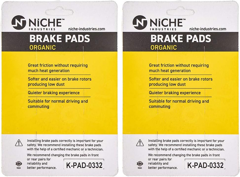 Brake Pad Set Organic Pack of 2 J578735