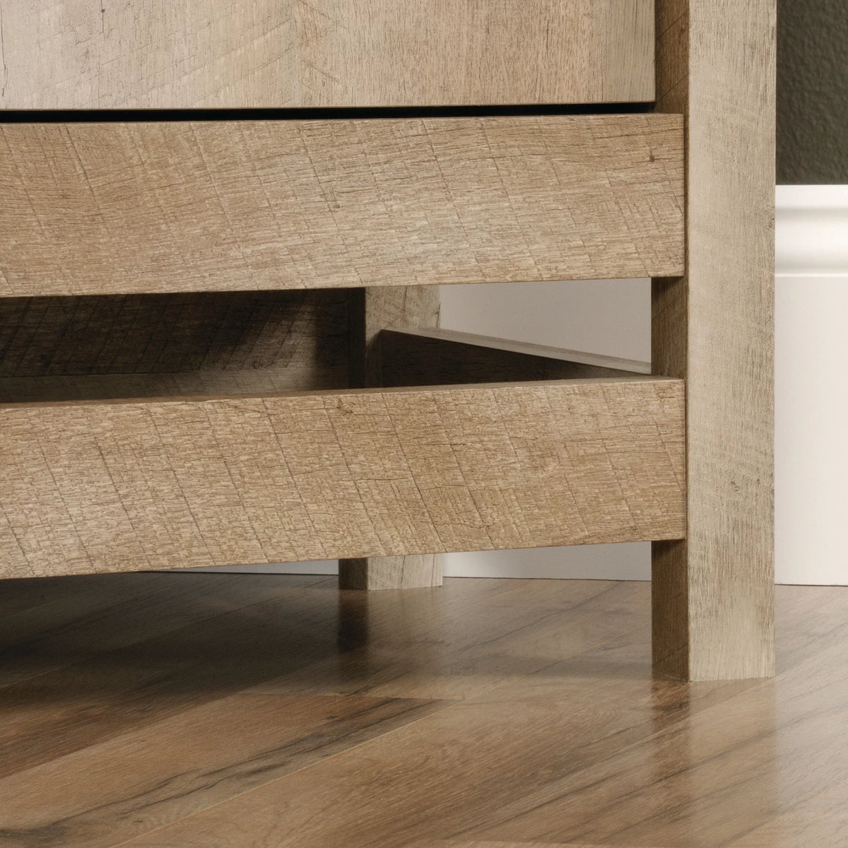 Lintel Oak Finish Storage Cabinet A291