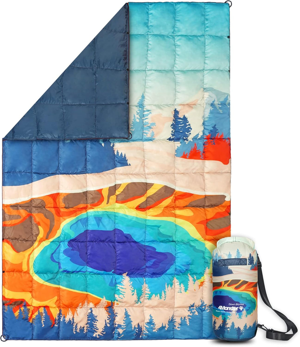 650 Fill Compact Waterproof Down Camping Blanket U190084