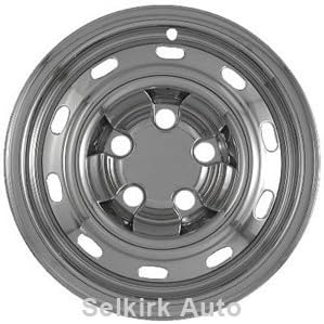 Set of 4 Chrome 17 Hub Cap Wheel Skins M3156