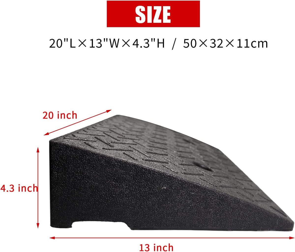 4.3 Inch Portable Curb Ramps 2Pcs D9062