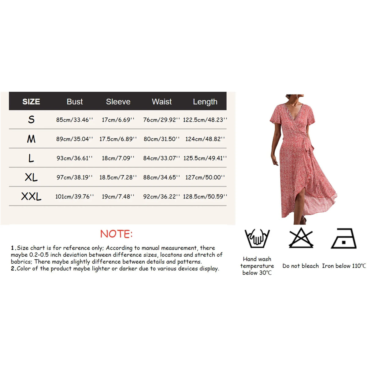 V Neck Short Sleeve Split Wrap Long Dress V3992