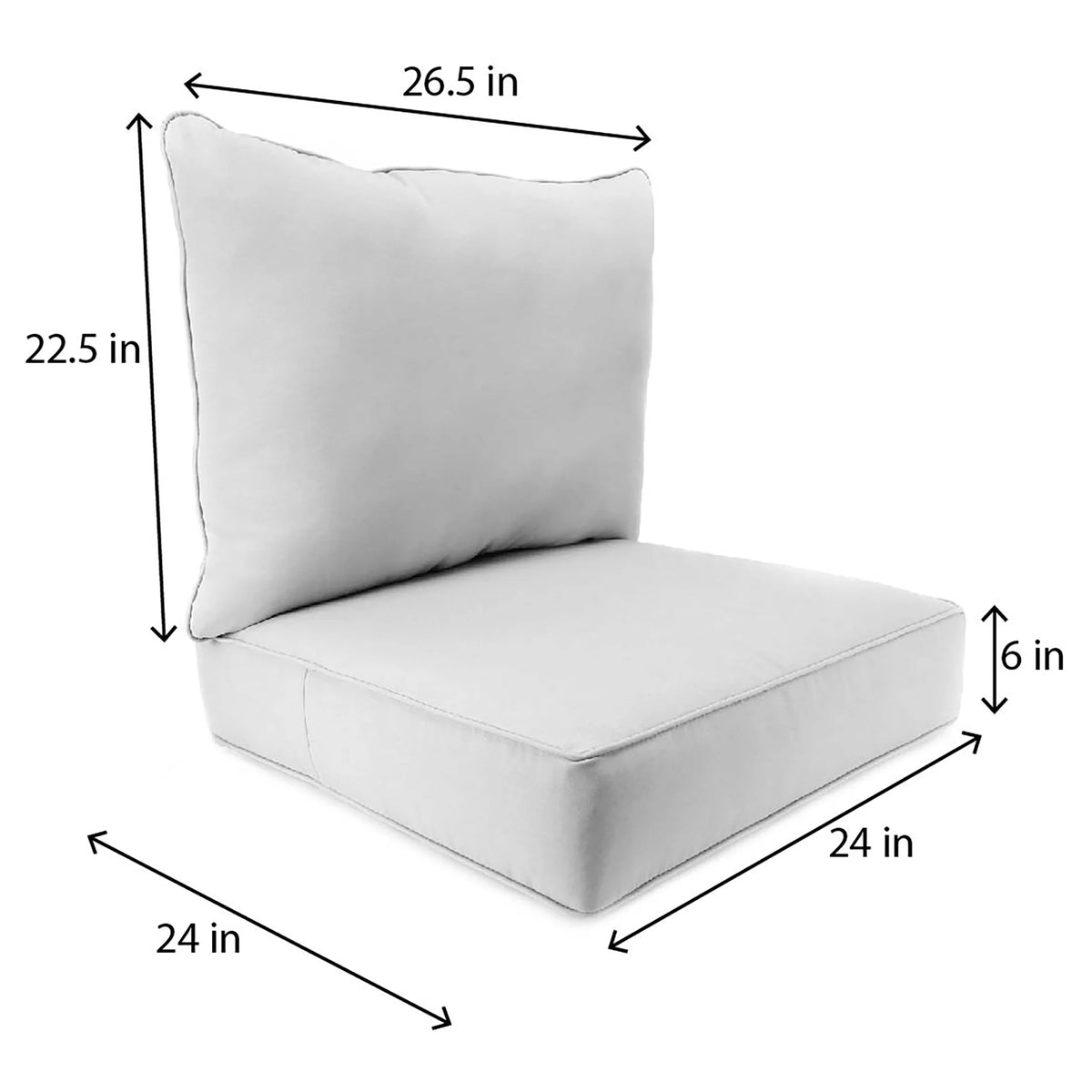 Green Tropical Rectangular Outdoor Deep Seating Chair Cushion F197