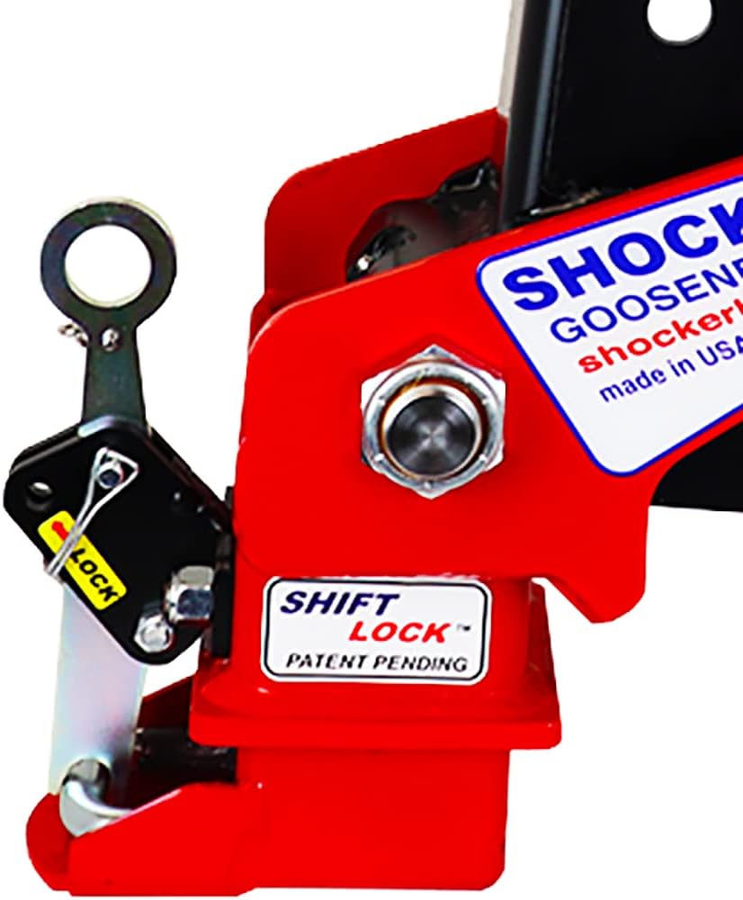 Gooseneck Air Hitch & Coupler, Round 4" Angled Pin 30K Coupler 9" Offset A203089