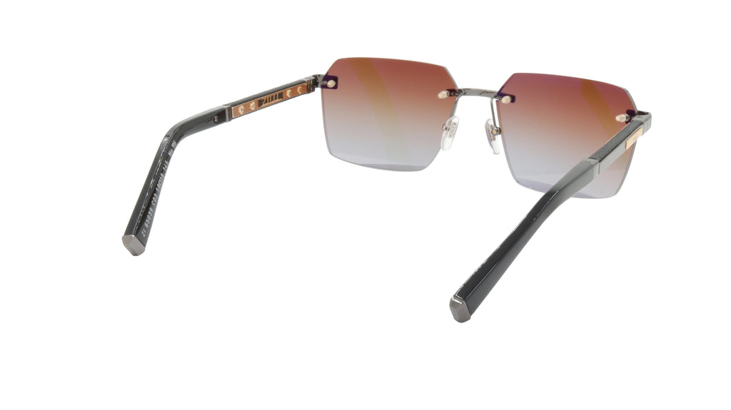 Titanium Acetate Leather Gradient Sunglasses L3637